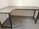 久丞家具转角电脑桌学生家用书桌双人书架一体组合桌卧室拐角L型电竞桌子 【加厚16mm桌面】灰橡木左转角 160x100x74cm 实拍图