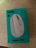 罗技（Logitech）M196 无线蓝牙鼠标 办公鼠标 笔记本商务办公家用 小巧便携 对称手型 珍珠白 实拍图