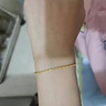 越南沙金手链女士999镀假黄金色纯金色真金手镯子女款首饰 小麻花手链 实拍图