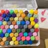 舒星丙烯马克笔36色小学生库洛米美术生专用彩绘防水画笔不透色水彩笔荧光笔儿童礼物生日女孩彩色套装 实拍图