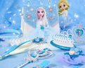 迪士尼（Disney）爱莎公主包包儿童玩具女童生日礼物6-12岁小女孩冰雪艾莎发饰梳子 实拍图