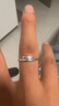 中国黄金（CHINA GOLD）足银灵蛇银戒指女轻奢高级感生肖蛇情人节生日礼物马年本命年礼物 银蛇戒指【S999银】 实拍图