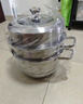 美厨（maxcook）蒸锅 304不锈钢32CM三层蒸锅 加厚复底汤锅 燃气电磁炉通用MCZ221 实拍图
