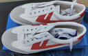 回力官方 低帮帆布鞋子男女板鞋夏季新款休闲运动鞋情侣百搭复古潮鞋 白红362J【主推色】 41 实拍图
