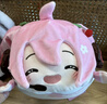 灵动创想Miku初音未来樱花团团抱枕毛绒娃娃靠枕玩偶fufu公仔生日礼物 实拍图