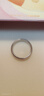 XUPING旭平首饰小众经典大气简约情侣戒指素圈ins风礼物 素圈戒指【8码-面宽约3mm】 实拍图