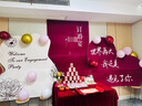 红发夹订婚宴布置全套摆件装饰出阁回门宴高级感kt板背景墙布置喜字装饰 【次日达】爱海无际 基础款 实拍图