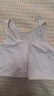 浪莎束胸les内衣女大胸显小塑胸帅t学生运动防震缩胸背心 白色 XL 实拍图