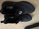 回力（Warrior）男鞋夏季透气网鞋男一脚蹬休闲运动鞋子男软底网面鞋 黑色 40  实拍图