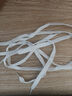 白色鞋带双层扁平鞋带男女小白鞋带帆布篮球黑色鞋带 白色 1双 实拍图