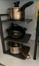 百年正和厨房置物架下水槽锅架多层家用橱柜内储物隐藏式灶台锅具收纳神器 4层黑色经典款【层高可调】 实拍图