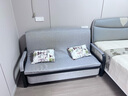 蓝皙【SF闪发】折叠沙发床两用 小户型客厅双人多功能沙发床可储物 宽1.5米长1.92米+5cm海绵2cm乳胶 带储物款（默认浅灰） 实拍图