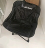 black dog黑狗户外折叠椅月亮椅露营便携靠背钓鱼椅承重240斤 大号夜幕黑 实拍图