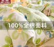 南极人（Nanjiren） 100%纯棉四件套全棉被套200x230cm床单床笠套件双人被罩床上用品 F卡斯图 【100%全棉 亲肤舒适】 2.0m 床单款 四件套-被套220x240cm 实拍图
