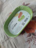 茶花（CHAHUA）沥水肥皂盒家用北欧创意大号皂架浴室塑料简约欧式双层香皂盒 磨砂双层沥水绿色1只 实拍图