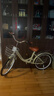 自行车通勤单车成人儿童女士大学生变速单速碟刹轻便代步上班单车 青草绿-标配款 22寸【适合身高140-160厘米】 抱刹单速 实拍图