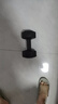 华亚（HUAYA） 哑铃环保包胶六角手铃男士家用健身器材 8KG 一副（左右手各4公斤） 实拍图
