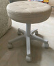 卓博吧台椅凳子家用吧台凳升降酒吧椅圆凳美容凳转椅子BTY06米白色 实拍图
