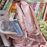 Edison高中生书包大容量初中大学生反光双肩包旅行背包 K052-25G迷彩粉 实拍图