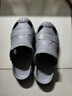 稻草人洞洞鞋男士钓鱼凉鞋工装户外穿运动大码防滑涉水沙滩拖鞋灰 44-45 实拍图