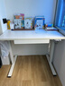 乐歌E2S电动升降桌电脑桌椅一套站立办公直播家用小户型卧室书桌 【抽屉套装】白色套装+白色抽屉 【包安装|配件另购】1.0*0.6m 【加厚】环保桌板 实拍图
