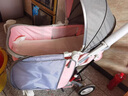 HEGERBABY高端婴儿车0-3岁用折叠可坐可躺带减震新生儿宝宝高景观婴儿车 藕粉【新升级顶配款】 实拍图