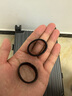 FXS皮带圈环圈真皮圈配件头层牛皮介子套圈套男士腰带尾部固定环裤带 黑色2个【适用3.7-4.0cm带身】 实拍图