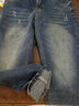 吉普（JEEP）牛仔裤男秋冬季宽松直筒长裤潮流休闲裤子男士百搭男裤蓝色31 实拍图