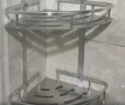 尚美德卫生间置物架 免打孔厕所洗手间贴墙角毛巾架浴室用品 浴室置物架 【京仓配送】双层转角置物架 实拍图