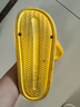 佳途儿童拖鞋 一次性拖鞋室外凉拖可便携防滑浴室洗澡鞋子 黄色34-35 实拍图