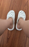 卡骆驰（crocs）经典云朵Clog女沙滩洞洞鞋凉拖鞋206750 206750-100  35  实拍图