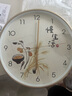 BBA挂钟客厅家用挂钟创意时钟挂墙中式现代装饰石英钟 慢生活30cm 实拍图