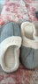 原沐初保暖厚底棉拖鞋女室内外穿棉鞋居家耐磨加厚孕妇月子鞋雪地靴 玛瑙灰 42-43 【适合41-42】 实拍图