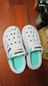 反季清仓洞洞鞋男款防滑踩屎感软底包头拖鞋户外运动开车沙滩凉鞋 白兰 40 【建议拍大一码】 实拍图