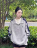 情侣卫衣男女秋冬季2025新款美式宽松套头无帽外套男学生百搭上衣 MWZXF-Y206灰色 XL 实拍图