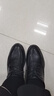 海澜之家HLA皮鞋男头层牛皮鞋子男士夏季透气商务休闲皮鞋男 T074黑色43 实拍图