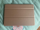 毕亚兹适用2025/24款M3芯片iPad Air7/6保护套 苹果平板电脑11英寸保护壳 三折支架硬后壳 PB507-玫瑰金 实拍图