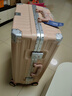 左汀行李箱铝框拉杆箱加厚结实抗压旅行箱登机箱大容量学生密码箱皮箱 茱萸粉 24英寸 ，适合3-5天中途旅行 实拍图