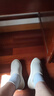 足力健艾爸爸大脚骨女鞋宽脚妈妈鞋拇指外翻老人鞋中老脚肿专用鞋 卡其【升级软弹减震女款】 38 标准运动码 实拍图
