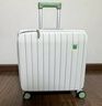 VCC行李箱18寸小型登机箱前开盖箱出差箱男轻便旅行箱密码拉杆箱女 白绿色 20英寸 【顺丰速发】 实拍图