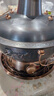 炊老爷（CHUILAOYE） 纯紫铜火锅碳电两用老式木炭铜锅电火锅锅涮肉鸳鸯锅具家商分体 雕龙分体款清汤锅【6-8人】 34cm 实拍图
