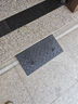 百舸 台阶斜坡垫 门槛马路牙子路沿坡三角阶梯垫 汽车爬坡上坡垫 橡塑全黑款 50*25*5cm CW276223 实拍图