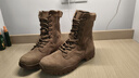 际华三五二五作战靴牛皮四季棕色高帮侧拉链登山鞋男耐磨超轻作训鞋登山鞋 棕色21作战鞋（高配版） 43 码/265（原厂正品 二双鞋垫） 实拍图