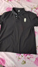 回力（Warrior）男士高端polo衫夏季国潮休闲运动冰丝凉感速干短袖男 黑色 2XL 实拍图
