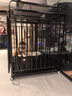 憨憨宠 狗笼 狗笼子中大型犬小型犬带厕所加粗加固金毛拉布拉多方管笼子 四面全管置物架127.5*94*122cm 120斤内适用 实拍图