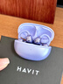 海威特蓝牙耳机耳夹式无线轻量款开放式重低音运动跑步降噪挂耳适用于苹果华为小米 Air clip紫色 实拍图