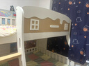 川兔·小屋上下床双层实木儿童床男孩女孩高低床上下铺公主成人子母床 爬梯款【送5cm床垫*2】 上铺宽130*下铺宽150 实拍图