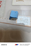 惠普（HP）GK200机械键盘有线办公游戏键盘 20种背光灯效 87键电竞键盘鼠标套装电脑外设键鼠 蓝白【青轴】冰蓝光 实拍图