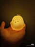 韩版可爱小鸡小夜灯卧室装饰品发光玩具幼儿园儿童生日分享小礼物 小鸡仔/白色 实拍图