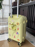 G.duck小黄鸭行李箱小型大容量拉杆旅行箱女高颜值密码登飞机箱短 雪糕箱淡鹅黄 26英寸 实拍图